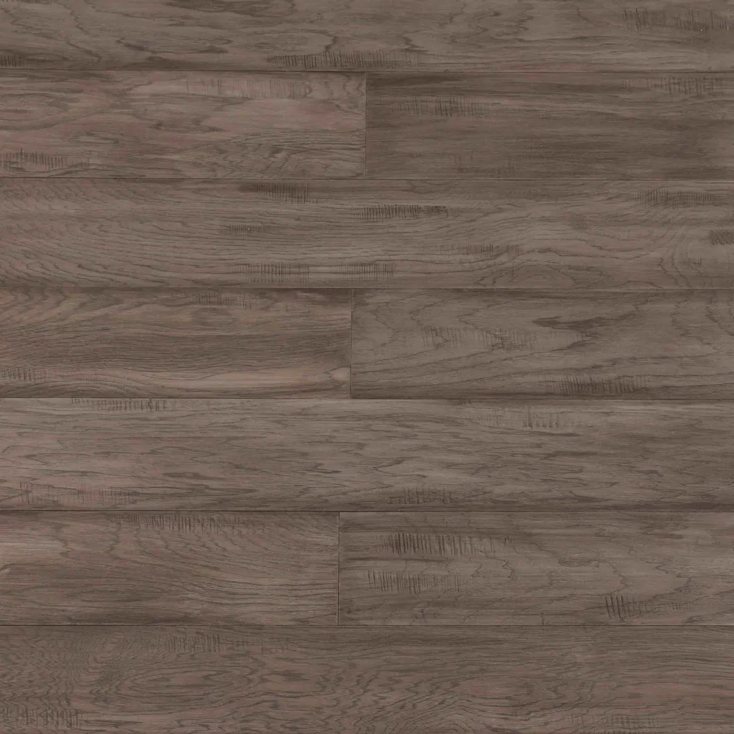 Glazed &amp; Handscraped Finish Hickory Timber Engineered Hardwood Flooring