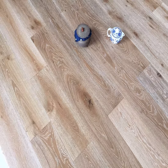 Household/Commercial White Oiled Brushed Engineered Oak Wood Flooring
