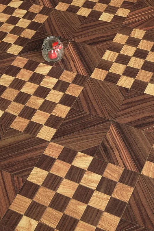 Household 8.3mm HDF AC3 HDF Woodgrain Texture Building Material Laminate Vinyl Engineered Wood Laminated Flooring