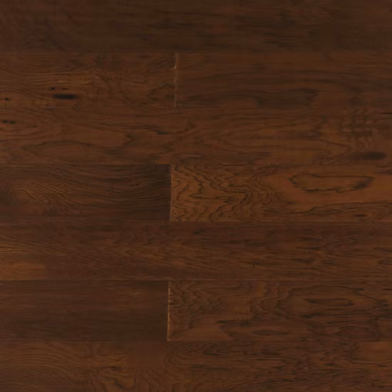 Rotary Cutting Glazed Finish Hickory Timber Engineered Hardwood Flooring