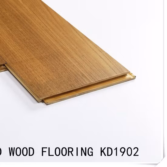 Golden Natural Color Teak Wood Chevron Engineered Flooring